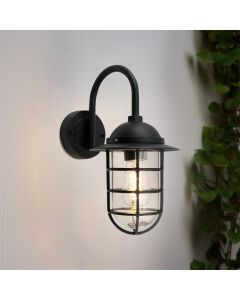 Klassisk udendørslampe sort, Havana, IP54