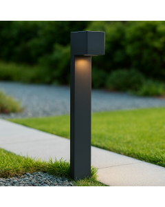 Modern udendørslampe sort, Corella, IP54