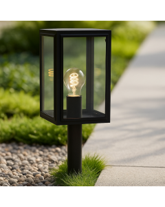 Modern udendørslampe sort, Sidney, IP44