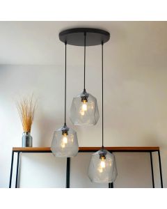Retro pendler lampe gennemsigtig, Jian