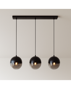 Design pendler lampe sort, Nalini