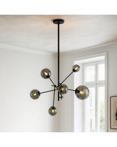 Design pendler lampe grå, Kaily