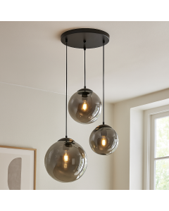 Design pendler lampe sort, Dolf