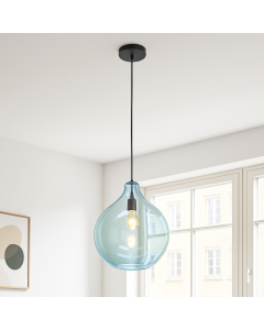 Design pendler lampe blå, Cees