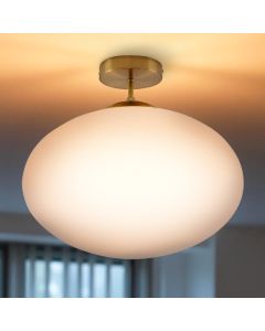 Design loftlampe hvid, Kimi