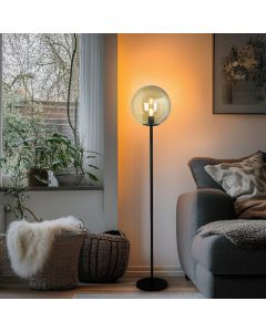Design gulv lampe rav, Dolf, med brytare