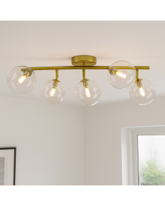 Design loftlampe gennemsigtig, Remo