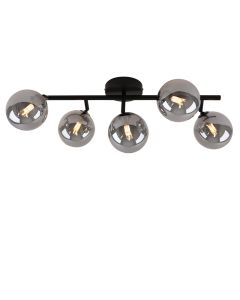 Design loftlampe grå, Remo