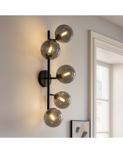 Design væglampe grå, Remo