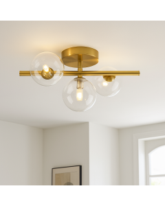 Design loftlampe gennemsigtig, Remo