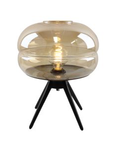 Retro bordlampe rav, Sean, med brytare