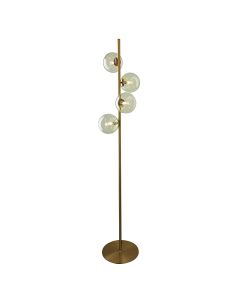 Design gulv lampe grøn, Remo, med brytare