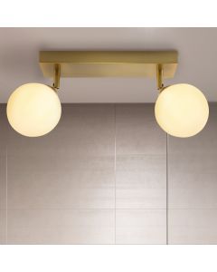 Modern loftlampe badeværelse hvid, Amer, IP44