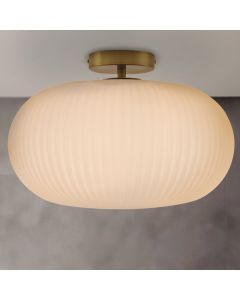 Design loftlampe badeværelse hvid, Elliot, IP44