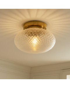 Retro loftlampe messing, Valesca