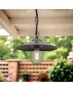 Klassisk udendørslampe rustfarvet, Maxx, IP44