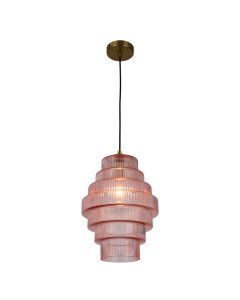 Retro pendler lampe lyserød, Paris