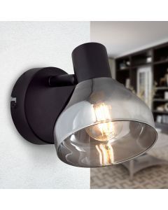 Design vægspot sort, Dimitry