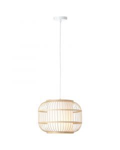 Rustik pendler lampe træ, Hans
