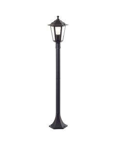 Klassisk udendørslampe sort, Radha, IP44