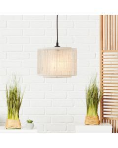 Rustik pendler lampe beige, Gerbert