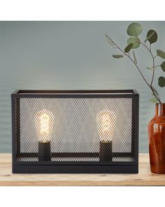 Industri bordlampe sort, Esperanza, med brytare