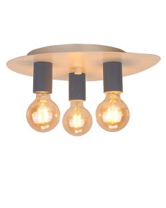 Metal loftlampe blå, Leilani
