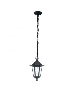Sort klassisk udendørslampe aluminium, Alieke, IP44
