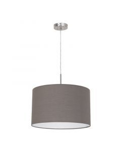 Antracit modern pendler lampe stof, Abano