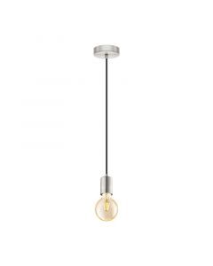 Nikkel pendler lampe metal, Christel