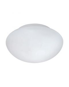 Hvid loftlampe glas, Nieke