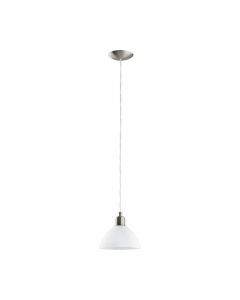 Hvid design pendler lampe glas, Lariana