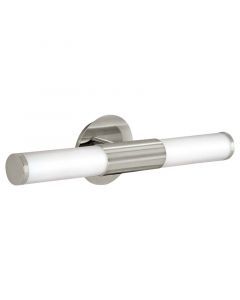 Nikkel modern spejllampe glas, Euska, IP44