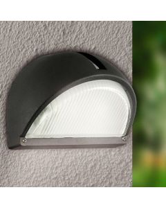 Sort udendørslampe aluminium, Gemma, IP44