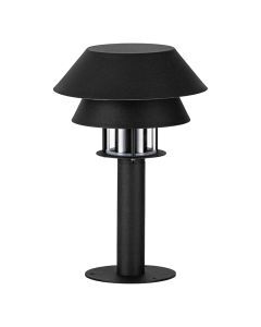 Sort udendørslampe stål, Cindy, IP65