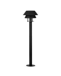 Sort udendørslampe stål, Cindy, IP65