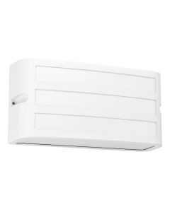Hvid udendørslampe plast, Cesar, IP54