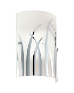 Hvid design væglampe glas, Ilyas