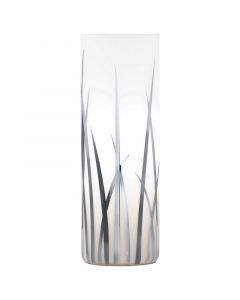 Krom design bordlampe glas, Ilyas, med brytare