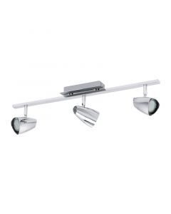 Krom design loftspot plast, Akke