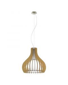Rustik pendler lampe træ, Betsy