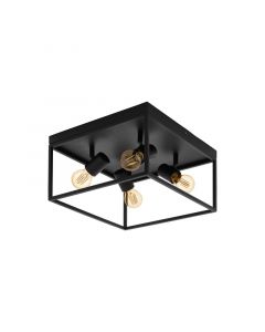 Sort industri plafond stål, Tyrza