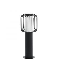 Sort modern udendørslampe stål, Latife, IP44