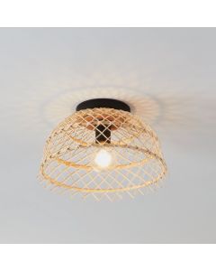 Rattan plafond brun, Alida