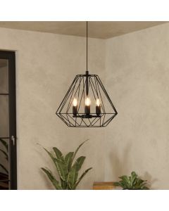 Sort industri pendler lampe aluminium, Kwok