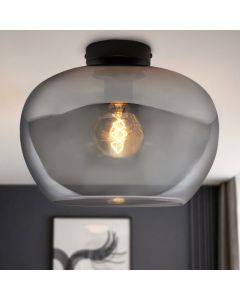 Design loftlampe grå, Vidro