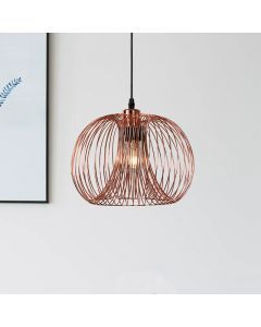 Kobber pendler lampe modern, Vinti
