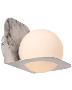 Grå væglampe badeværelse modern, Davy, IP44