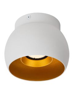 Hvid påbygningsspot modern, Torben