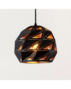 Sort pendler lampe modern, Malunga